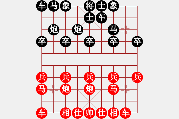 象棋棋譜圖片：芳棋 先負 韋一笑[851561831] - 步數(shù)：10 