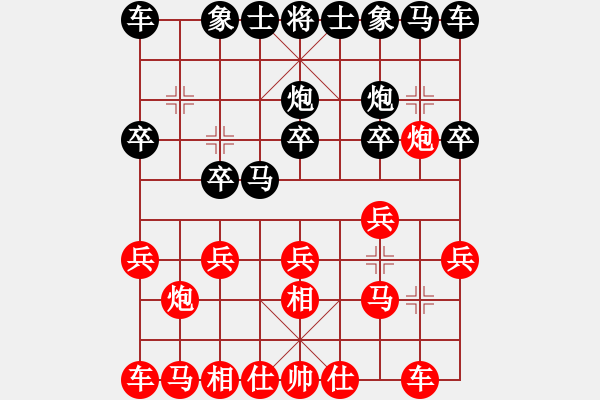 象棋棋譜圖片：2019.1.23.11韓愛(ài)國(guó)評(píng)測(cè)后負(fù)6-2好玩.pgn - 步數(shù)：10 