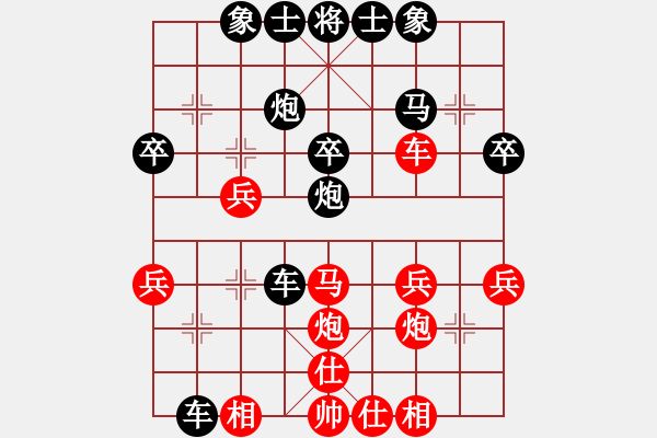 象棋棋譜圖片：10-01-16 ninini[879]-負(fù)-ghyd[951] - 步數(shù)：30 