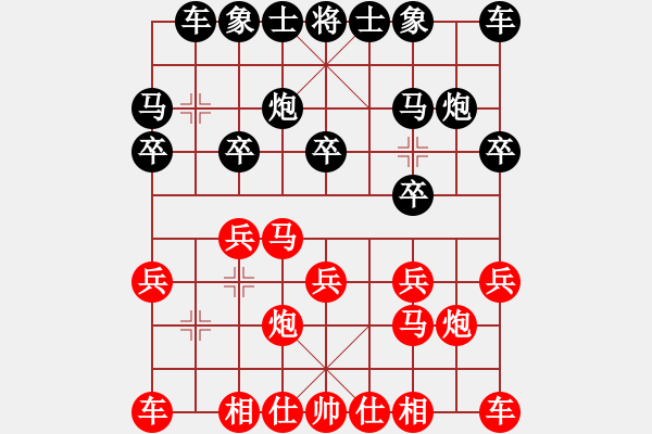 象棋棋譜圖片：戚文卿【先勝】舉杯邀明月(2015-1-17弈于大師網(wǎng)) - 步數(shù)：10 