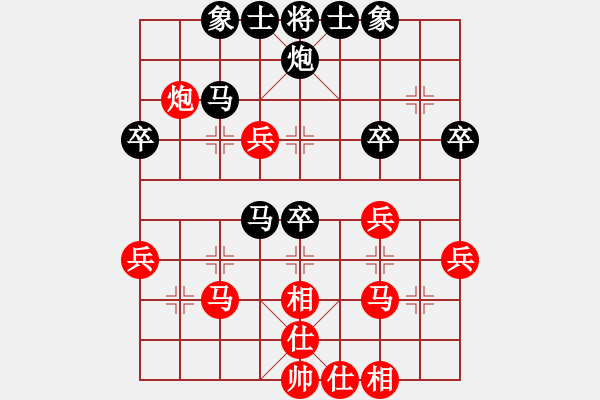 象棋棋譜圖片：第八輪第一臺樂陵宋波濤先和惠民牛金雪 - 步數(shù)：40 