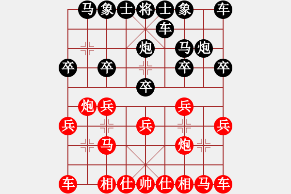 象棋棋譜圖片：文靜[964435982] -VS- 橫才俊儒[292832991] - 步數：10 