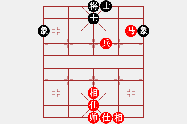 象棋棋譜圖片：馬兵對(duì)士象全01，正好保住 - 步數(shù)：0 