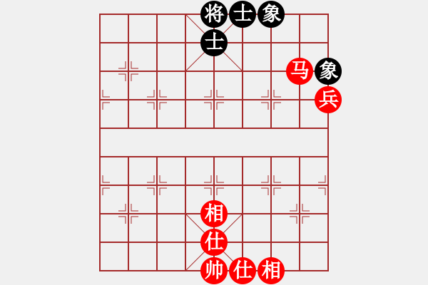 象棋棋譜圖片：馬兵對(duì)士象全01，正好保住 - 步數(shù)：6 