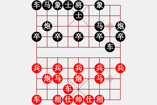 象棋棋譜圖片：橫才俊儒[292832991] -VS- 樂(lè)在棋中[775948722] （棄車(chē)無(wú)理由） - 步數(shù)：10 