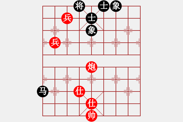 象棋棋譜圖片：天山冷血(7段)-和-煙臺(tái)棋圣(8段)中炮右橫車(chē)對(duì)反宮馬 - 步數(shù)：130 