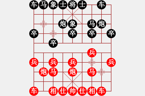 象棋棋譜圖片：浪潮電腦[1113882094] -VS- 似水年華[1129799591] - 步數(shù)：10 