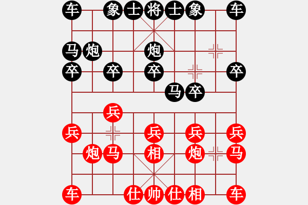 象棋棋譜圖片：陳翔強(qiáng)軟 無(wú)掛礙！?。。。。。。。?！ - 步數(shù)：10 