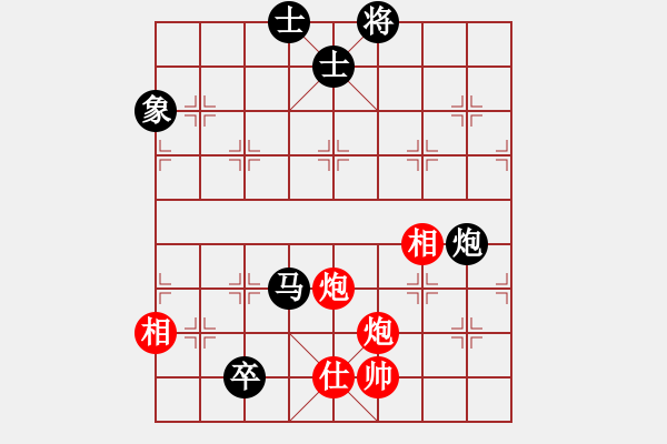 象棋棋譜圖片：小棋魔(月將)-和-獨(dú)火星孔亮(人王)五六炮過河車對屏風(fēng)馬 黑進(jìn)７卒黑右直車 - 步數(shù)：170 