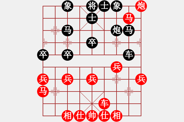 象棋棋譜圖片：雪擁蘭關(guān)(8段)-負(fù)-新戶注冊(cè)(7段) - 步數(shù)：40 