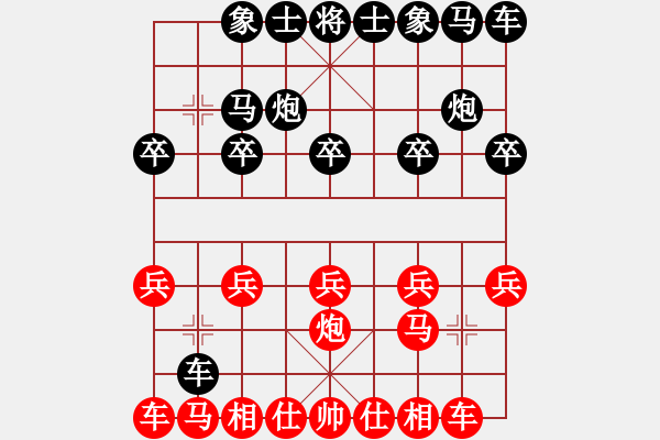 象棋棋譜圖片：代天巡狩[紅] -VS- 譜絲醉打[黑] - 步數(shù)：10 