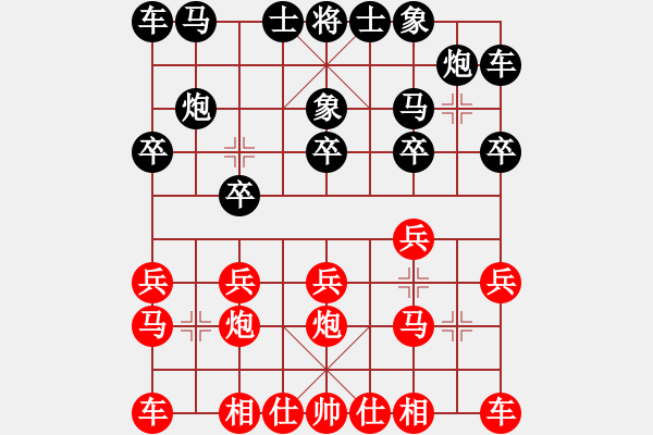 象棋棋譜圖片：2015年溫州甲級(jí)聯(lián)賽第三輪龍灣隊(duì)黃維洪對(duì)柳市隊(duì)孫浩宇 - 步數(shù)：10 