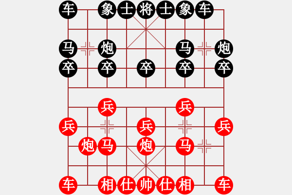 象棋棋譜圖片：五分鐘快棋南風(fēng)喃先勝平陽虎 - 步數(shù)：10 