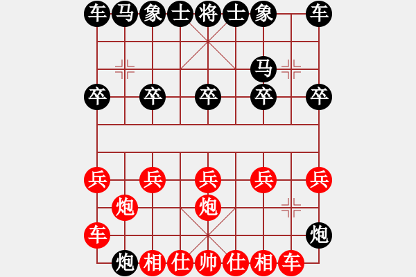 象棋棋譜圖片：棋友、西北黑豹[1554299859] -VS- 棋友-魚aiq鳥[575644877] - 步數(shù)：10 