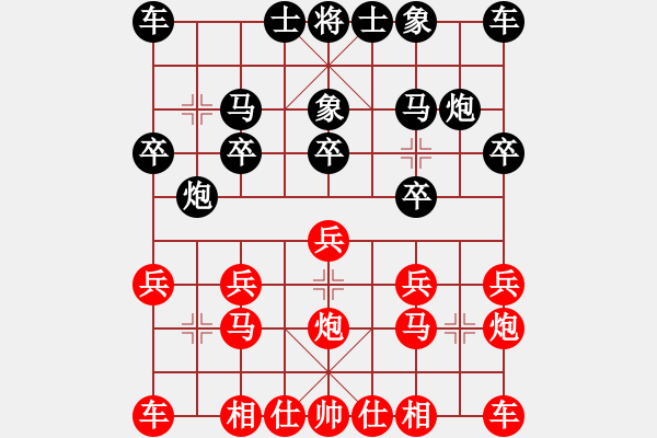 象棋棋譜圖片：農(nóng)對(duì)炮2進(jìn)2時(shí)光不語 - 步數(shù)：10 