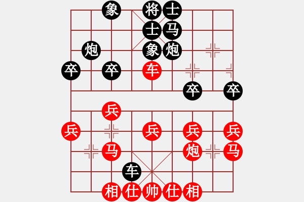 象棋棋譜圖片：詩(shī)書禮易樂(7段)-勝-chinyuen(5段) - 步數(shù)：30 