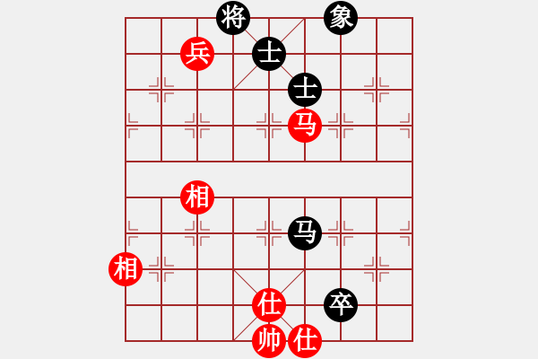 象棋棋譜圖片：看老衲打炮(電神)-和-老驥伏歷(地煞) - 步數(shù)：200 