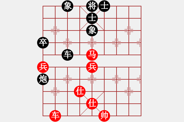 象棋棋譜圖片：五七炮進三兵對屏風馬進3卒  紅進河口車對黑飛左象  （黑卒3進1）  黃家駒(地煞)-和-一夫多妻 - 步數(shù)：70 