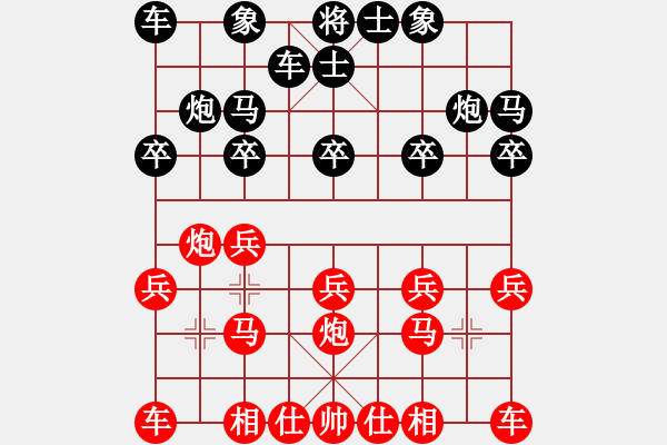 象棋棋譜圖片：bbboy002(6級(jí))-勝-無(wú)錫老田(7級(jí)) - 步數(shù)：10 