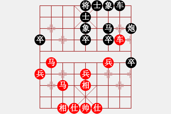 象棋棋譜圖片：sqlin(9星)-負-小心啊小心(2星) - 步數(shù)：40 