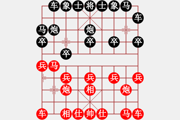 象棋棋譜圖片：逆天陸云(6段)-負-北方之金雕(6段) - 步數(shù)：10 