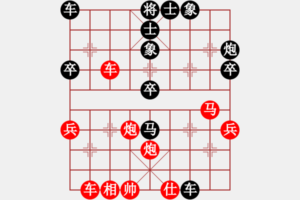 象棋棋譜圖片：chinyuen(6段)-負(fù)-rewqfdsa(6段) - 步數(shù)：40 