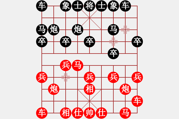 象棋棋譜圖片：尤穎欽     先勝 王麗紅     - 步數(shù)：10 