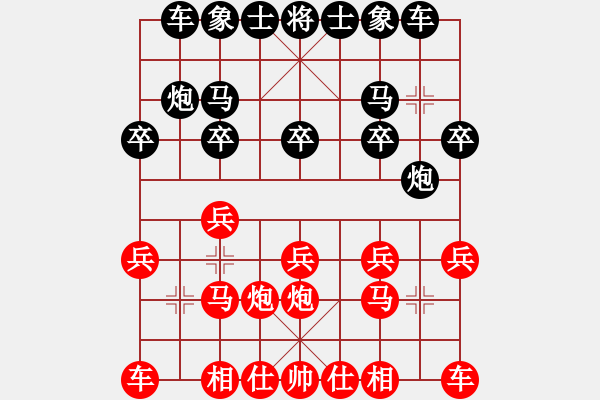 象棋棋譜圖片：心境[274675174] -VS- 棋緣■小傻瓜[352158116] - 步數(shù)：10 