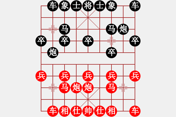 象棋棋譜圖片：四核弱機(9星)-和-江湖八隱(9星) - 步數(shù)：10 