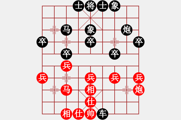 象棋棋谱图片：谢岿 先和 赵金成 - 步数：30 