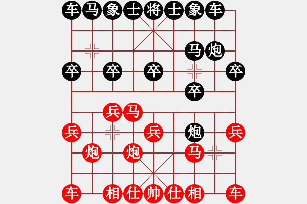 象棋棋譜圖片：五1-3 山西龍兵棋院梁輝遠(yuǎn)先勝淮安韓侯棋院陳佳佳 - 步數(shù)：10 