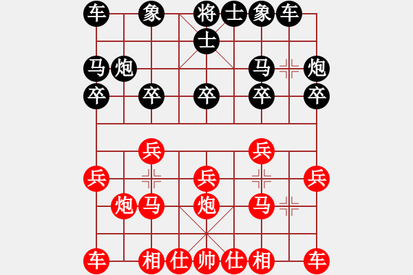 象棋棋譜圖片：《學(xué)習(xí)大師后手》邊炮單提馬右炮打馬破五六炮左馬盤河 - 步數(shù)：10 