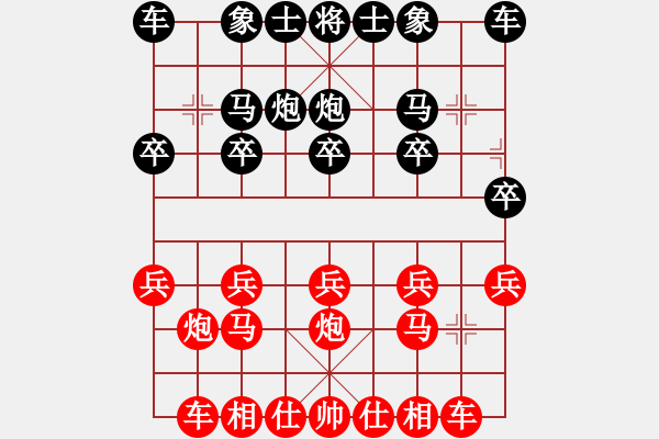 象棋棋譜圖片：平步青云[867059394] -VS- 靜 語[1047016869] - 步數(shù)：10 