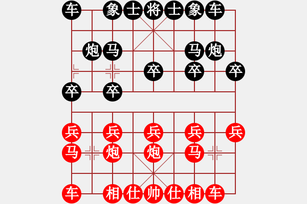 象棋棋譜圖片：葬心紅勝神舟七號86【五七炮對屏風(fēng)馬】 - 步數(shù)：10 