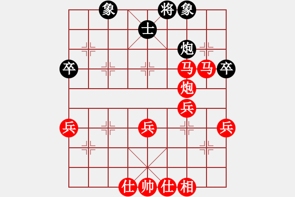 象棋棋譜圖片：緈諨妹妹(8段)-勝-遼寧大鐵錘(8段) 中炮過河車互進(jìn)七兵對(duì)屏風(fēng)馬平炮兌車 其他 - 步數(shù)：60 