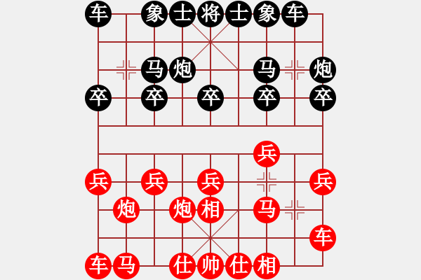 象棋棋譜圖片：佳美一(8級)-勝-疑犯追蹤(2級) - 步數：10 