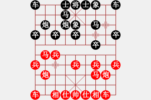 象棋棋譜圖片：象棋入門(8段)-負-棋將風云(9段) - 步數(shù)：10 