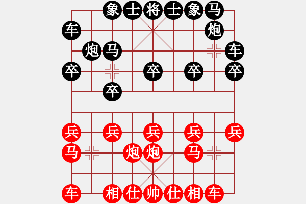 象棋棋譜圖片：人間色相(9級(jí))-負(fù)-不游泳的魚(日帥) - 步數(shù)：10 