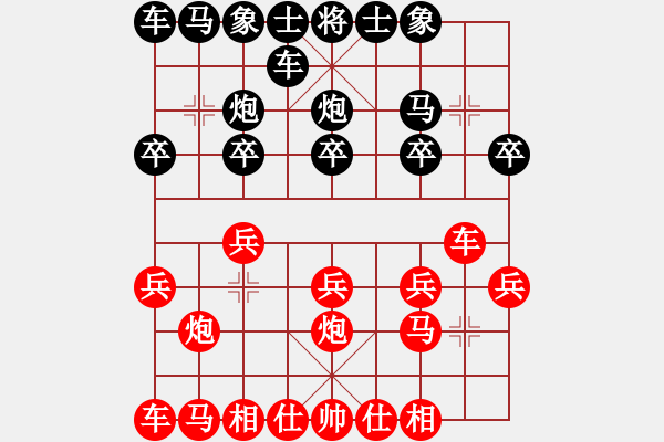 象棋棋譜圖片：090418-生科某選手-紅先負-郭志恒 - 步數(shù)：10 