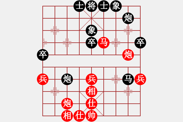 象棋棋譜圖片：大打出手(9段)-和-chinagxlz(5段) - 步數：50 