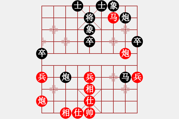 象棋棋譜圖片：大打出手(9段)-和-chinagxlz(5段) - 步數：53 