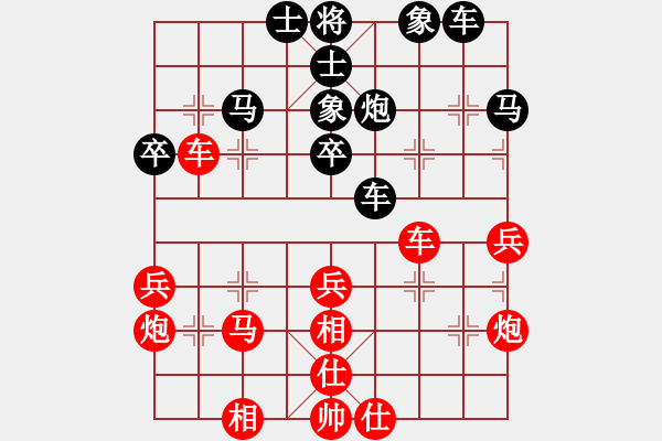 象棋棋譜圖片：中國象棋[529020943] -VS- 奕棋納涼[704045488] - 步數(shù)：40 