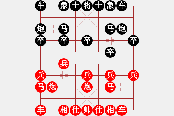 象棋棋譜圖片：冬天的雪jd[1103669551] -VS- 嘴角揚揚[50129759] - 步數(shù)：10 