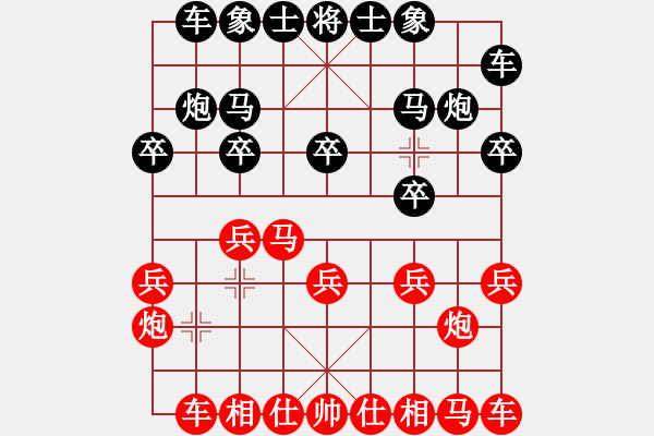 象棋棋譜圖片：田園仙翁 和 qqq - 步數(shù)：10 