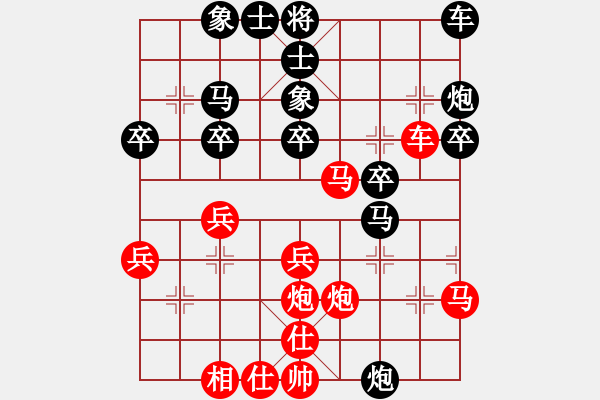 象棋棋譜圖片：兵五退一(8段)-勝-長(zhǎng)安棋神龍(2段) - 步數(shù)：30 