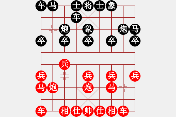 象棋棋譜圖片：風(fēng)馳電掣[紅] -VS- 淵深海闊[黑] - 步數(shù)：10 