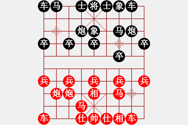 象棋棋譜圖片：底兵[2649356225] -VS- 冰與火[1436794998] - 步數(shù)：10 