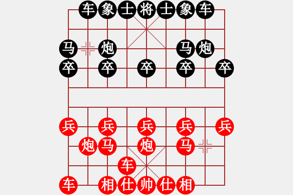 象棋棋譜圖片：橫才俊儒[292832991] -VS- 幸福是啥！[920153312] - 步數(shù)：10 