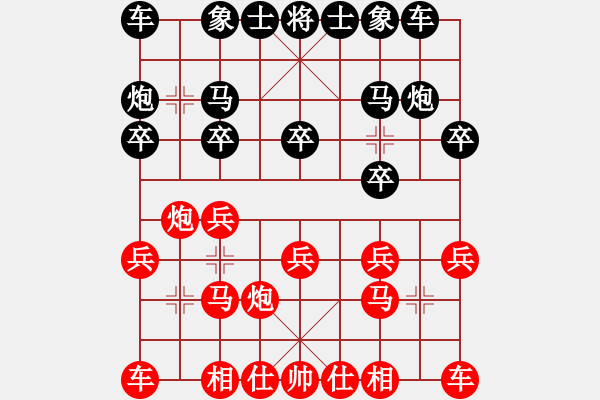 象棋棋谱图片：程鸣 先和 刘子健 - 步数：10 