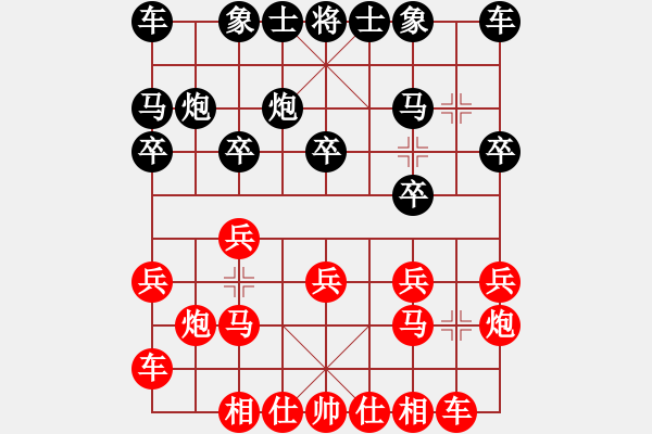 象棋棋谱图片：第八轮第2台河北侯文博和昆明刘计长 - 步数：10 